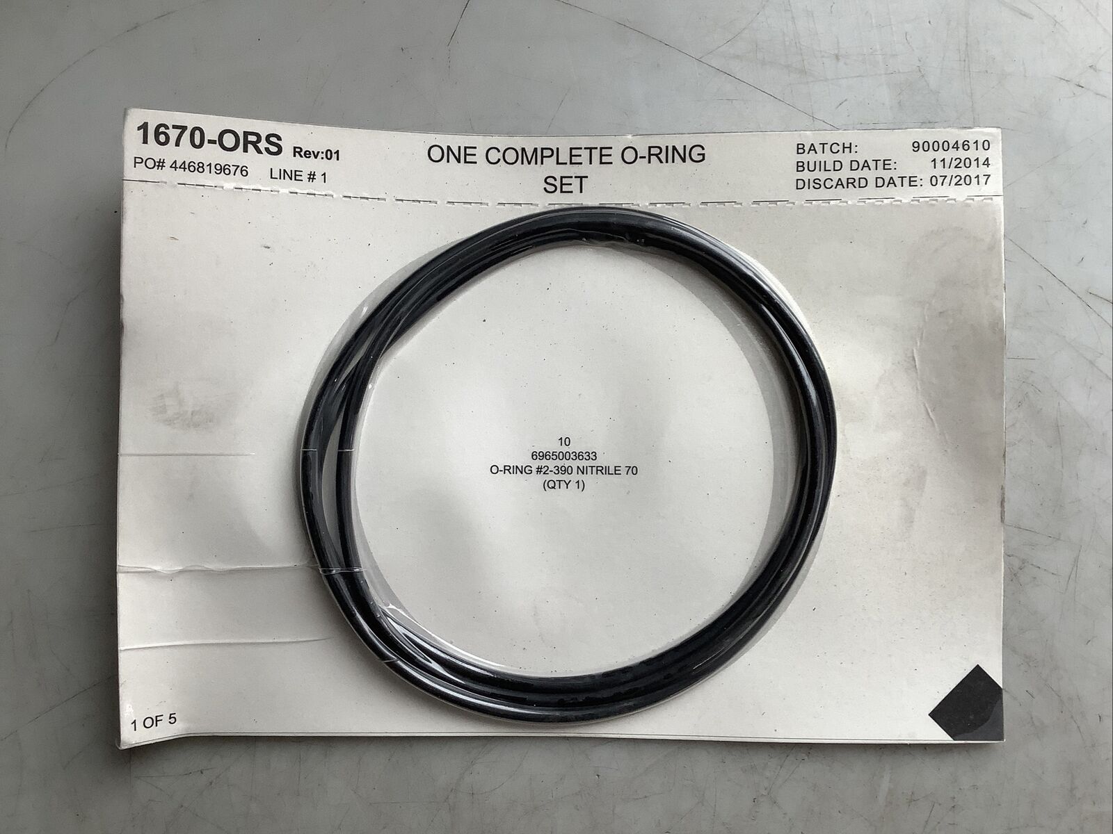 ROTOFLOW 1670-ORS O-RING SET 678 | eBay