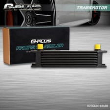 Universal 10 Row An-10an Aluminum Transmission Engine Oil Cooler Black