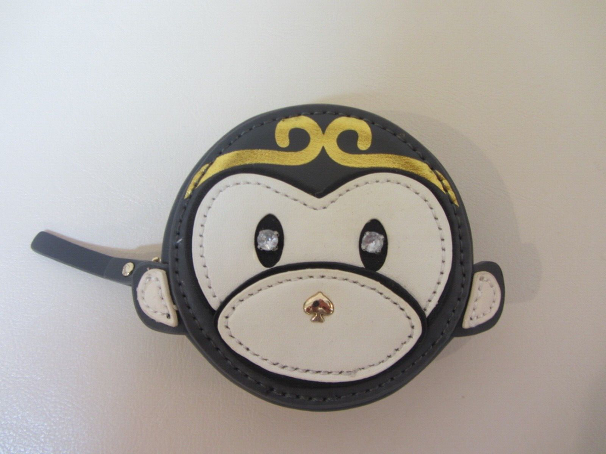 Kate Spade Caution to the Wind Monkey Coin Purse