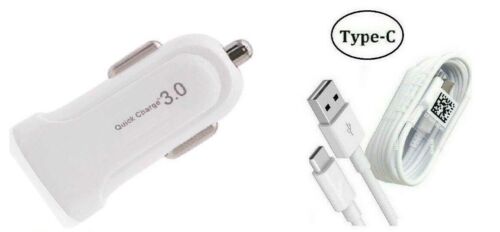 Fast Adaptive Wall USB-C Cable QC 3.0 Car Adapter For LG K51/Q70/Velvet/Reflect - Picture 22 of 25