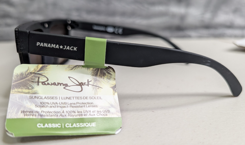 Gafas de sol Panama Jack Foster Grant azul espejo lente protector futurista LEER - Imagen 5 de 8