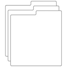 26 CD Dividers/Cards Horizontal w/ tab Box Crate Drawer Collection Separators