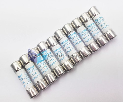 10 piezas FUSIBLE FLU 11A 1000V 38mm PARA MULTÍMETRO F15B F17B Littelfuse # - Imagen 2 de 3