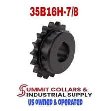 35BS16HX7/8" Finish Bore Sprockets For Roller chain # 35 , 16-Tooth , 7/8" Bore