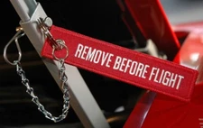 1953-1971 Corvette Hood Support Safety Pin with Flag