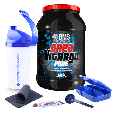 24,45 /kg BMS CreaVitargo PURE Creatin Kohlenhydrate 2000g Dose + BONUS