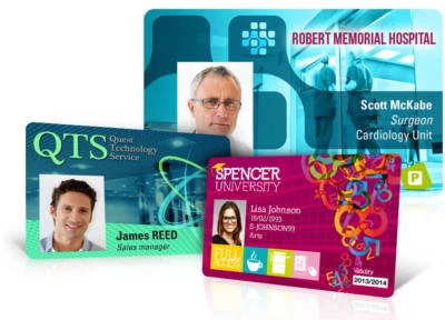 Full color custom printed ID cards, PVC, digital, high quality! No design fee!