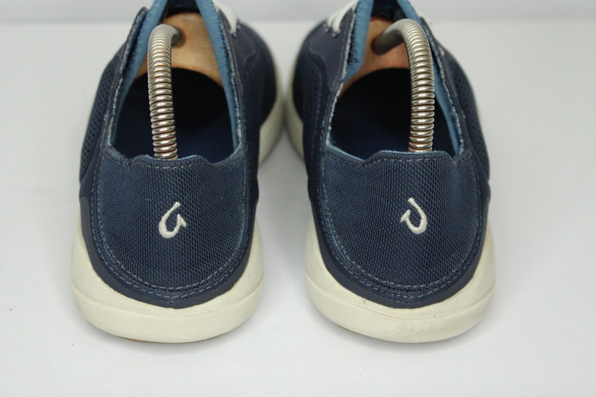 Men Olukai Moku Pae Slip On Casual Navy Blue Mesh Slip On Sneakers Size US 13 OluKai Men main image 4