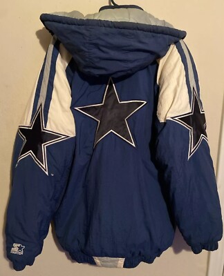 NFL COWBOYS スタジャン M Starter Dallas Cowboys Jacket Starter Mens Large NFL Football Vintage 90's