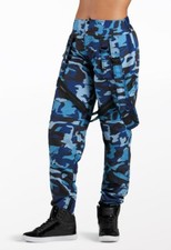 New Balera Camouflage Hip Hop Pop Star Pants AH11515 Navy Size Small Child