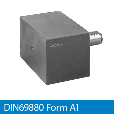 DIN 69880 VDI Halter Form A1, VDI16-VDI60 Rohling, rechteckig
