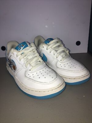 Nike Air Force 1 Low Hare Space Jam lola / bugs bunny TD PS Sz 11c 11 C 
