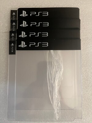 4x Protectors Plastic Slip Cover for PS3 Steelbook Case ( Sleeve Olny )