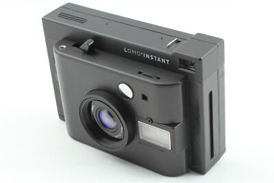 N.MINT] Lomography Lomo Instant Camera and 3 Lenses Black Edition