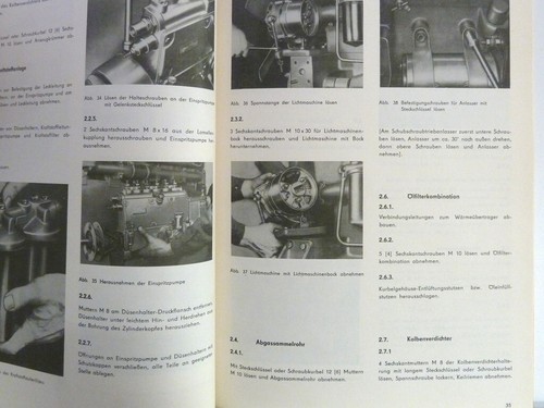 Reparaturhandbuch DDR Dieselmotoren 6VD14,5/12-1SRW 3VD14,5/12-1SRW Gabelstapler - Bild 3 von 8