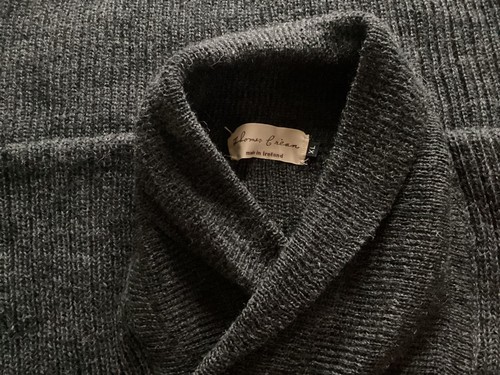 Maglione irlandese_Thomas Crean_Fisherman_Made In Ireland_100% SCHURWOOLE_Ecc_Grigio - Foto 5 di 12