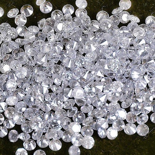 Natural Diamond 2 mm Round Cut 24 Pcs Certified Lot DEF Color VVS/VS Clarity - Picture 3 of 4