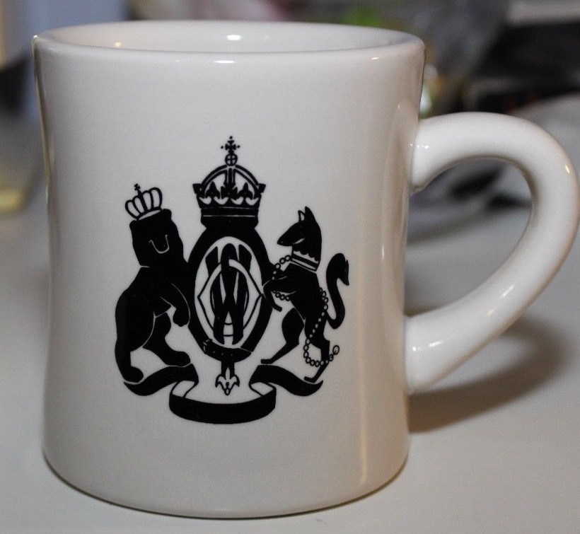 DINER MUG  RESTAURANT STYLE COFFEE TEA HEAVY DUTY 10oz M WARE CV75 MILITARY MUG