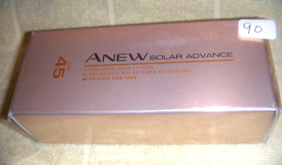 Avon ANEW  NIB SEALED ANEW SOLAR ADVANCE SUNSCREEN FACE LOTION 2.6 FL OZ SPF 45