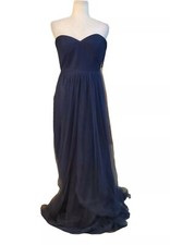 NWT JENNY YOO COLLECTION Annabelle Convertible Navy Prom/Bridesmaid Dress Size 8