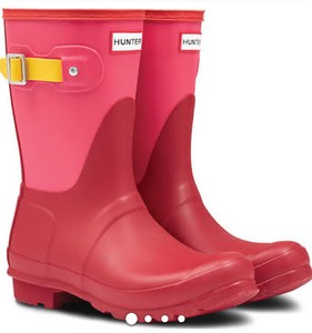 color block hunter boots