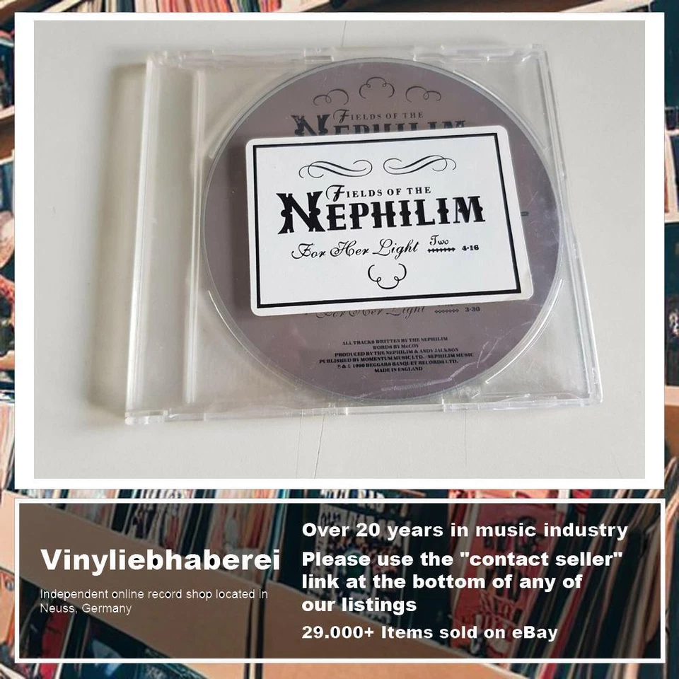 Fields of the Nephilim - For her light Maxi-CD PROMO - Bild 4 von 4