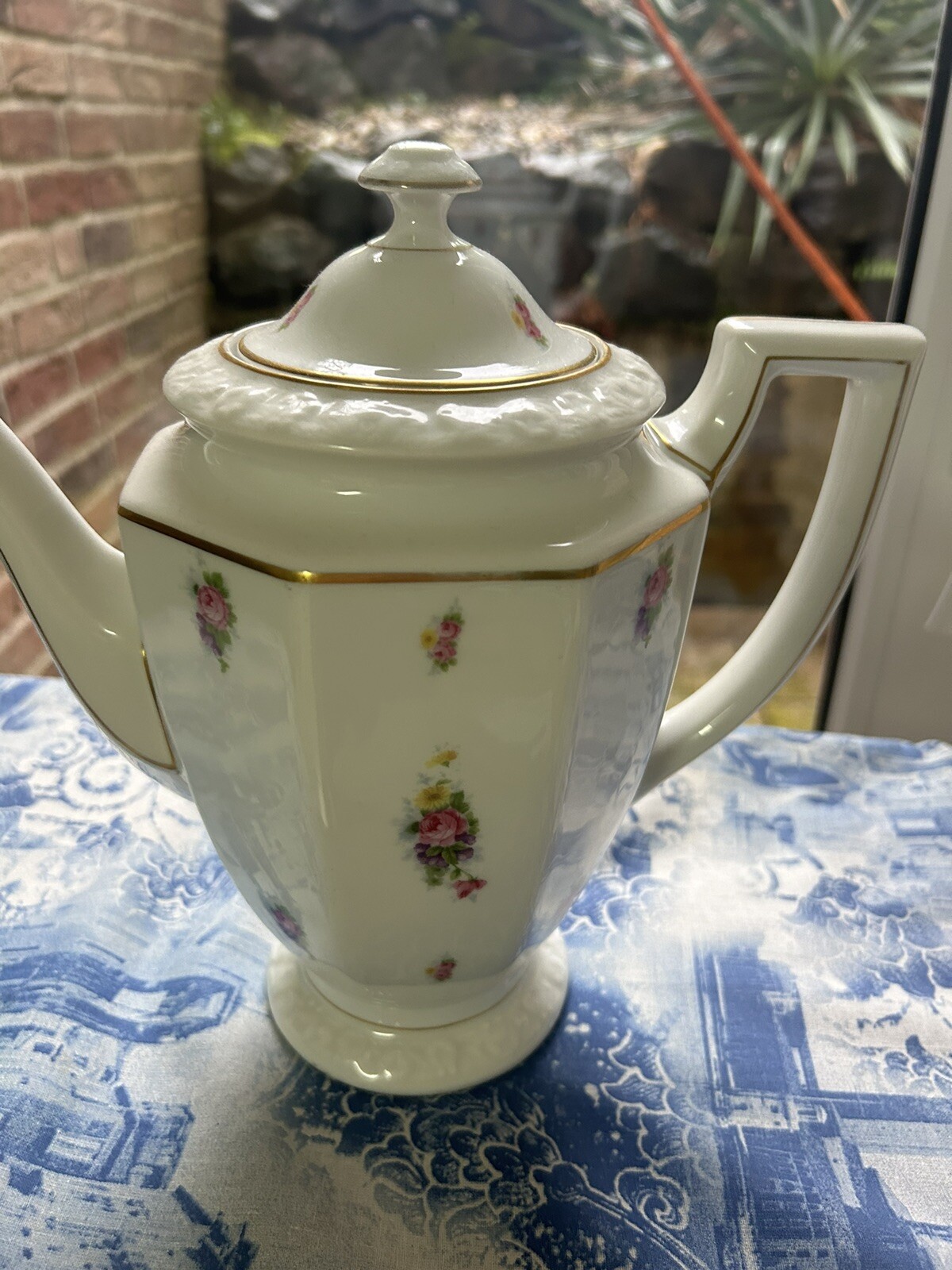 Kaffeekanne mit Deckel Rosenthal Maria Poesie altes Dekor