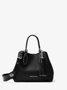 👜 Nuevo con etiquetas BOLSO cartera cuero Michael Kors Pequeño Color Negro/Plata  | eBay