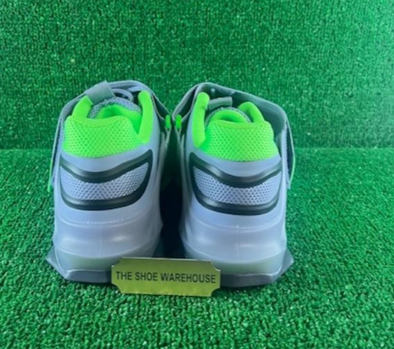 Men Nike Savaleos Weightlifting Shoes Gray Green Black  display picture 1