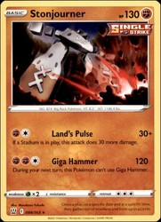 Stonjourner 084/163 Battle Styles Rare Pokemon Card