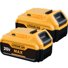 2 Pack For DeWalt 20V 20 Volt Max XR 5.0AH Lithium Ion Battery DCB206-2 DCB205-2