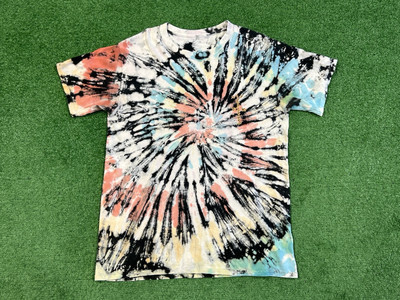 Travis Scott Highest In The Room Tie Dye T Shirt Size Medium FW19 Short Sleeve 