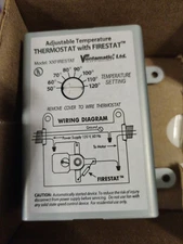 10 Amp Ventamatic Adjustable Fan Thermostat Firestat For Power Attic Ventilators