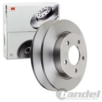 2X Nk Bremsscheiben 265Mm Voll Hinten Passend FÜR Mazda 3 | 203250