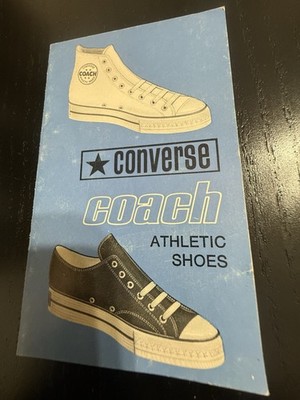 Converse All Star Chuck Taylor Coach Shoes Old Vintage Vtg Sneaker 1960s Hi Top