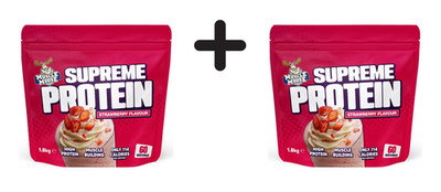 2 x Muscle Moose Supreme Protein (1800g) Strawberry (30,55 EUR/kg)