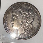 Morgan Silver Dollar 1904 $1 VF Circulated 0.9 Silver Coin