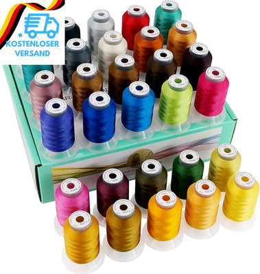 New Brothread 30 Neue Janome Farben Polyester Maschinen Stickgarn 500M (550Y) -