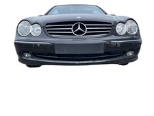 Mercedes CLK Cabrio A209 W209 Stoßstange Frontschürze vorne 197 Obsidianschwarz