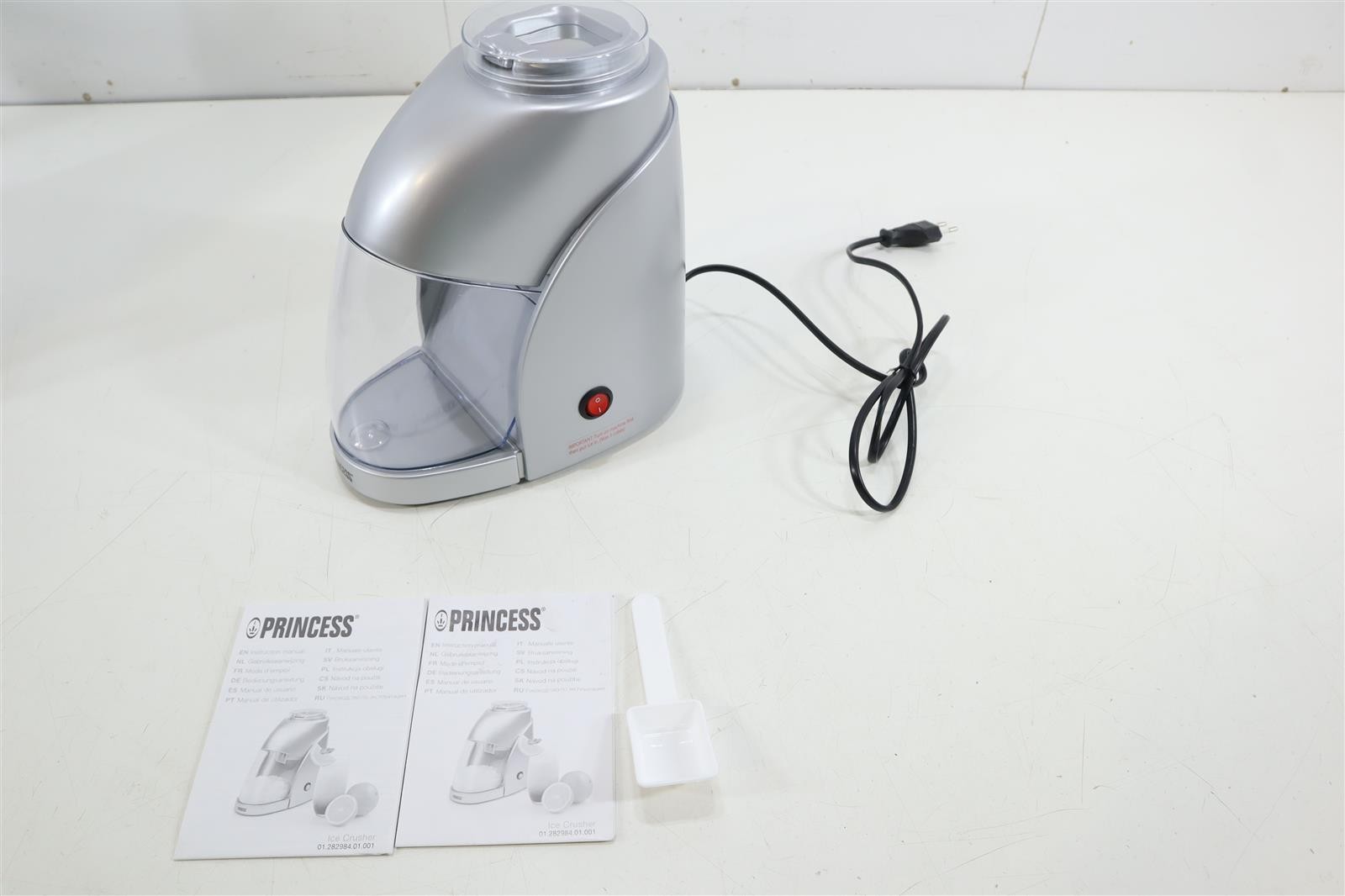 Princess elektrischer Ice Crusher Eiscrusher 600ml Behälter 