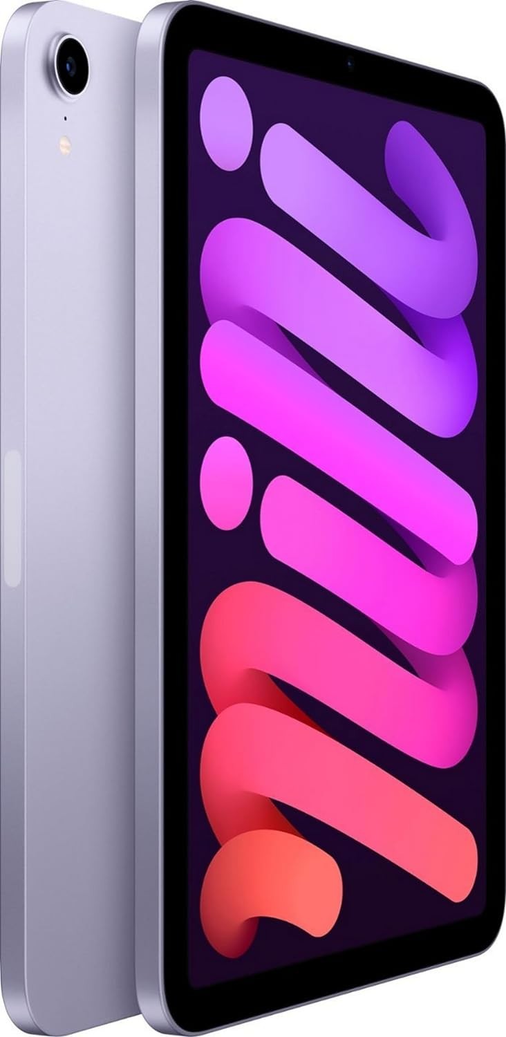 Apple iPad Mini 6.ª generación, 8.3", 64 GB, WiFi + desbloqueado para todas las operadoras, Morado, imagen 2