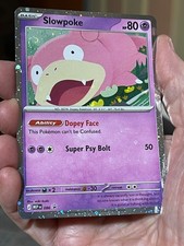 POKEMON SLOWPOKE MEP086 PROMO BLACK STAR COSMOS HOLOFOIL BLEED SWIRL NM CARD