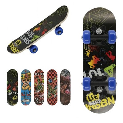 Skateboard Aus Holz Mit Fantasie Verschiedene Farben Kinder 43CM 90458