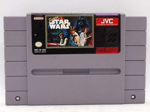 Super Star Wars Super Nintendo SNES Authentic Cartridge + Manual JVC Tested - Picture 2 of 7
