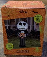 Gemmy Nightmare Before Christmas Jack Skellington 6ft Halloween Inflatable