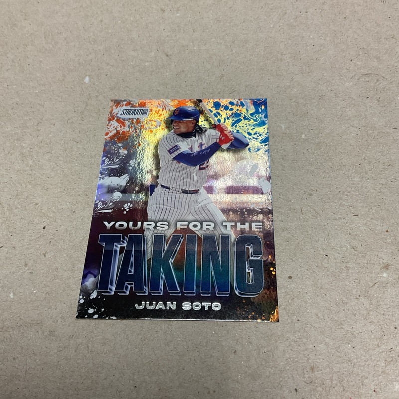 2025 Topps Stadium Club N.Y.Mets Juan Soto Yours For The Taking Insert Card