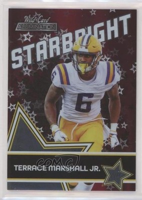 2021 Wild Card Alumination Starbright Pink Terrace Marshall Jr Rookie RC 0l0m