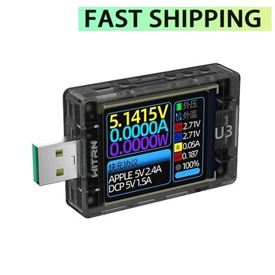 WITRN U3 USB Tester Voltage Current Meter PD3.1 Cheater PPS Fast Charging #HOT