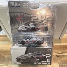 POP RACE DarwinPro 66G NWB Supra 1:64 Toyota Shark Mouth Gray/Red/Black