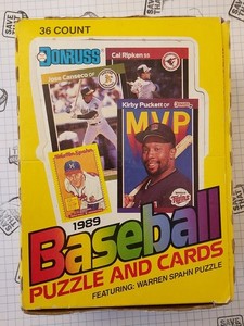 1989 Donruss Baseball Wax Box | 36 Packs | Ken Griffey Jr Rookie Year